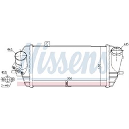 96539 Charge Air Cooler NISSENS