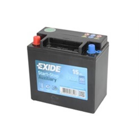 EK151 Batteri EXIDE 12V 15Ah/200A AGM AUXILIARY (L+ speciell terminal j