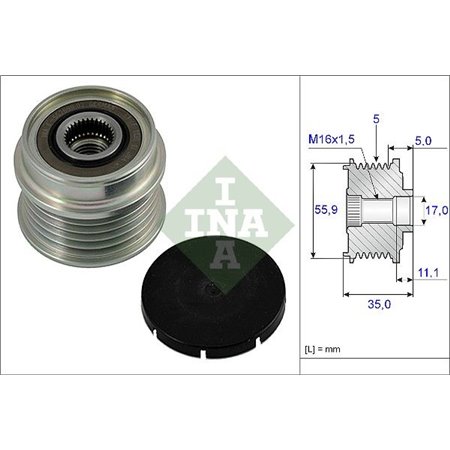 535 0005 10 Generaatori vabakäik Schaeffler INA