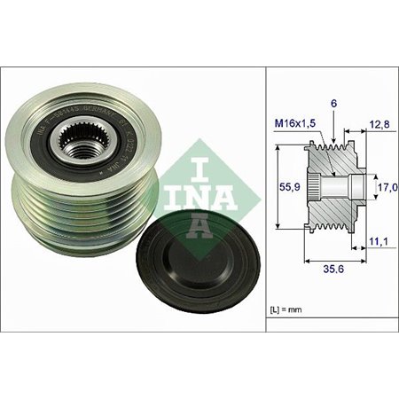 535 0041 10 Generaatori vabakäik Schaeffler INA