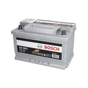 0 092 S50 070 Battery BOSCH 12V 74Ah/750A S5 (R+ 1) 278x175x175 B13 (starting)