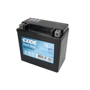 EK131 Battery EXIDE 12V 13Ah/200A AGM; AUXILIARY (L+ motorcycle termina