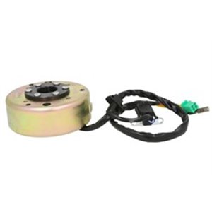IP000500 Alternator with pulley GY6 150 (11 inductors; 5 wires; hole spaci