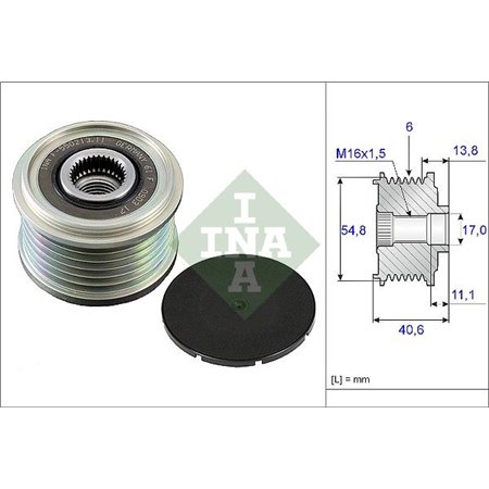 535 0102 10 Alternator Freewheel Clutch Schaeffler INA