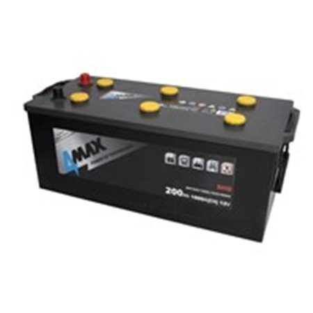 BAT200/1000L/SHD/4MAX Batteri 12V 200Ah/1000A SHD (L+ Standardterminal) 513x223x223 B0