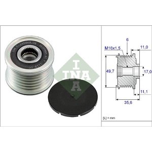 535 0086 10 Generator Frihjulskoppling Schaeffler INA - Top1autovaruosad