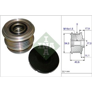 535 0121 10 Generaatori rihmaratas sobib: VOLVO C30, S40 II, S60 II, S80 II, 