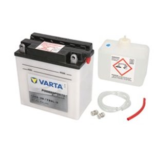 YB9L-B VARTA FUN Battery Acid/Dry charged with acid/Starting (limited sales to con