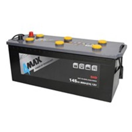 BAT145/800L/SHD/4MAX Batteri 12V 145Ah/800A SHD (L+ Standardterminal) 513x189x223 B00