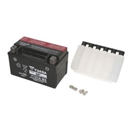 YTX7A-BS YUASA Batteri AGM/Torrladdat med syra/Start (begränsad försäljning till nackdelar