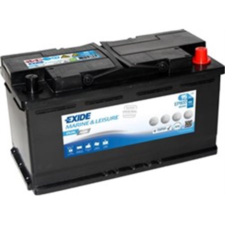EP800 Batteri EXIDE 12V 95Ah/850A DUAL AGM MARIN/RV (R+ standardterm