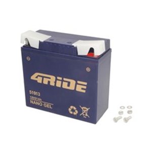 51913 4RIDE GEL Battery Gel/Starting 4 RIDE 12V 21Ah 300A R+ Maintenance free 184