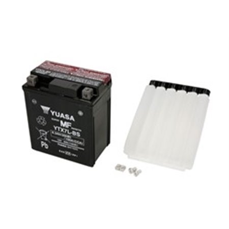 YTX7L-BS YUASA Batteri AGM/Torrladdat med syra/Start (begränsad försäljning till nackdelar