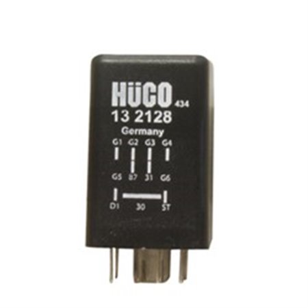 HUCO132128 Controller/relay of glow plugs fits: AUDI A2, A3, A4 B6, A4 B7, A