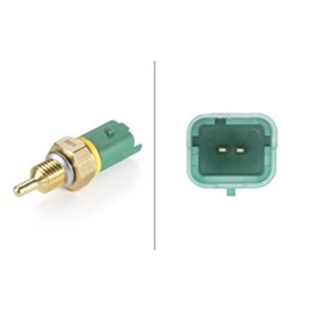 6PT009 309-161 Coolant temperature sensor (number of pins: 2, green/yellow) fits