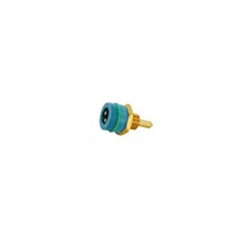 AKUSAN VOL-SE-003 - Coolant temperature sensor (number of pins: 2, wrench size: 27mm, blue) fits: IVECO TRAKKER I MAN E2000, EL