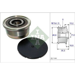 535 0048 10 Generaatori rihmaratas sobib: VOLVO S40 I MITSUBISHI CARISMA, SP