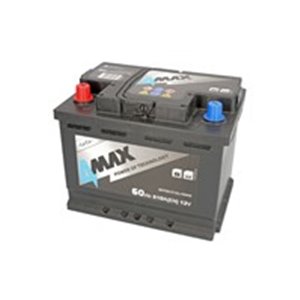BAT60/510L/4MAX Battery 4MAX 12V 60Ah/510A (L+ standard terminal) 242x175x190 B13