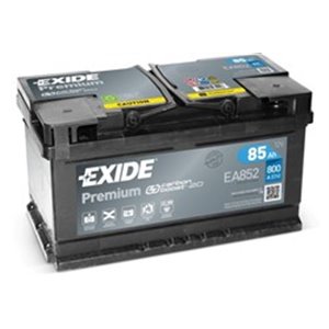 EA852 Battery EXIDE 12V 85Ah/800A PREMIUM (R+ en) 315x175x175 B13 (star