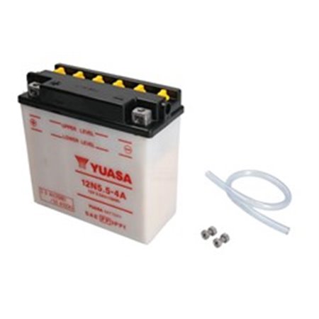 12N5.5-4A YUASA Batterisyra/Start YUASA 12V 5,8Ah 60A L+ Underhåll 135x65x1