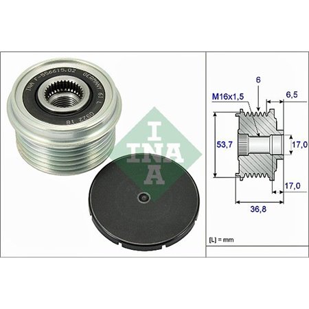 535 0074 10 Generaatori vabakäik Schaeffler INA