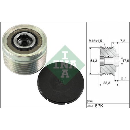 535 0039 10 Laturin Vapaakytkin Schaeffler INA