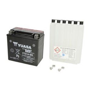 YTX14-BS YUASA Battery AGM/Dry charged with acid/Starting (limited sales to cons