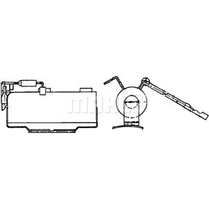 ABR 10 000P Air blower regulation element fits: MAN E2000, L2000, M 2000 L 10