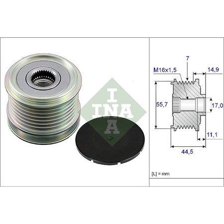 535 0042 10 Alternator Freewheel Clutch Schaeffler INA