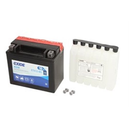 YTX12-BS EXIDE Battery AGM/Dry charged with acid/Starting (limited sales to cons