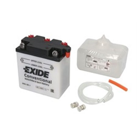 6N6-3B-1 EXIDE batterisyra/torrladdat med syra/start (begränsad försäljning till konc.