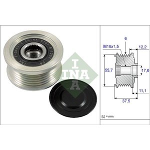 535 0226 10 Alternator pulley fits: CHEVROLET CAPTIVA, CRUZE, ORLANDO; OPEL A
