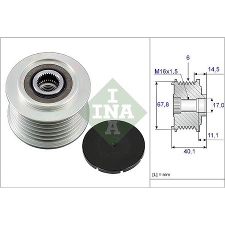 535 0052 10 Generaatori vabakäik Schaeffler INA