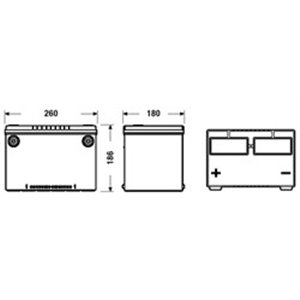 EB708 Starter Battery EXIDE - Top1autovaruosad