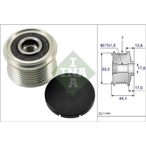 535 0167 10 Alternator pulley fits: SUBARU FORESTER, IMPREZA, LEGACY IV, LEGA