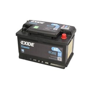 EC652 Battery EXIDE 12V 65Ah/540A CLASSIC (R+ en) 278x175x175 B13 (star