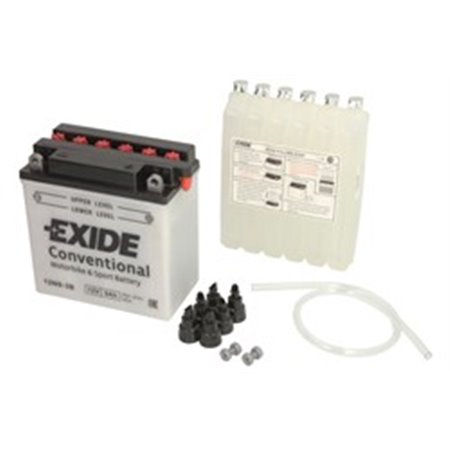 12N9-3B EXIDE batterisyra/torrladdat med syra/start (begränsad försäljning till konc.