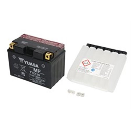 TTZ12S-BS YUASA Batteri AGM/Torrladdat med syra/Start (begränsad försäljning till nackdelar