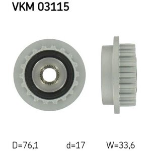 VKM 03115 Alternator Freewheel Clutch SKF - Top1autovaruosad