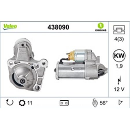 438090 Starter VALEO