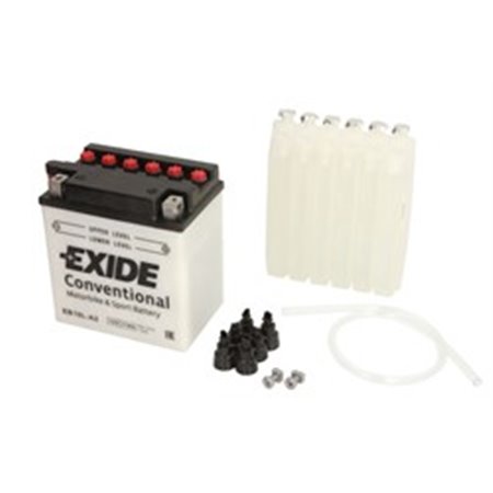 YB10L-A2 EXIDE batterisyra/torrladdat med syra/start (begränsad försäljning till konc.
