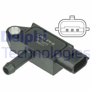DPS00015 Sensor, avgastryck DELPHI - Top1autovaruosad