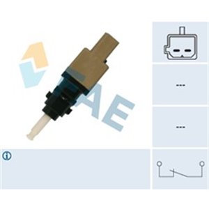 FAE24412 Light switch brake fits: ABARTH 500 / 595 / 695; ALFA ROMEO 147, 