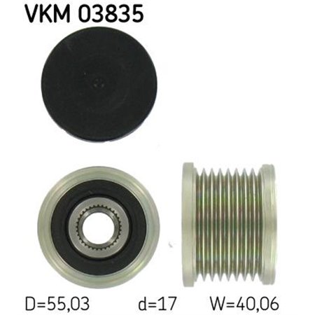 VKM 03835 Generator Frihjulskoppling SKF