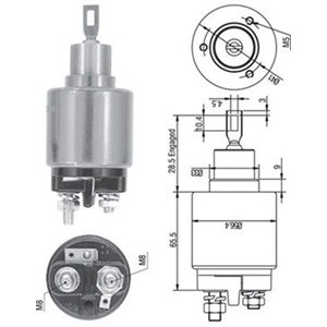 940113050128 Solenoidikytkin, käynnistin MAGNETI MARELLI - Top1autovaruosad