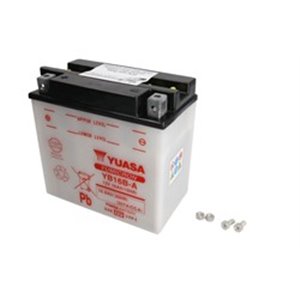 YB16B-A YUASA Battery Acid/Starting YUASA 12V 16,8Ah 207A L+ Maintenance 160x90