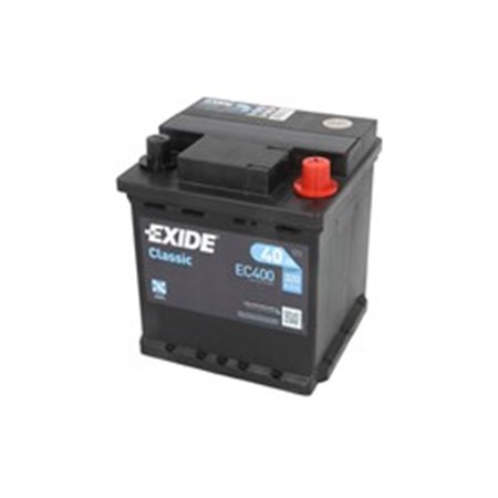 EC400 Batteri EXIDE 12V 40Ah/320A CLASSIC (R+ sv) 175x175x190 B13 (stjärna