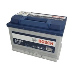 0 092 S40 080 Battery BOSCH 12V 74Ah/680A S4 (R+ 1) 278x175x190 B13 (starting)