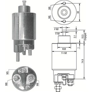 940113050354 Magnetbrytare, startmotor MAGNETI MARELLI - Top1autovaruosad