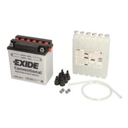 12N9-4B-1 EXIDE batterisyra/torrladdat med syra/start (begränsad försäljning till konc.